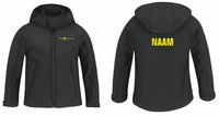 Softshell jas (evt met naam) - Navy blauw