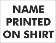 NAME PRINTED ON SHIRT