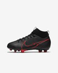 Nike Jr. Mercurial Superfly 7 Academy MG - zwart/rood - KIDS