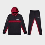 EQUALITÉ - Tracksuit Jessie - BLACK/BURGUNDY