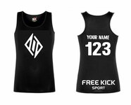 Sleeveless scrimmage shirt - BLACK