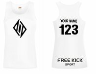 Sleeveless scrimmage shirt - WHITE